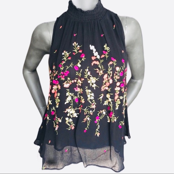 Anthropologie Tops - Anthropologie Floreat Embroidered Blouse